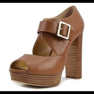 Michael Kors Eleni Leather Platform